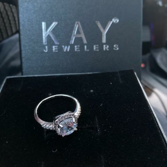 Kay jewelers Sterling Silver Ring ,Size 10-10.5